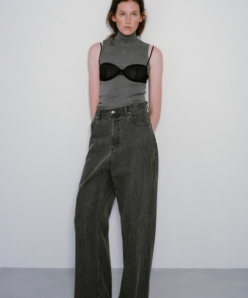 TODAYFUL（トゥデイフル）の「Cary's Denim（デニムパンツ・レディース・グレー/ブルー・24inch/25inch/26inch/23inch）」の20枚目の写真