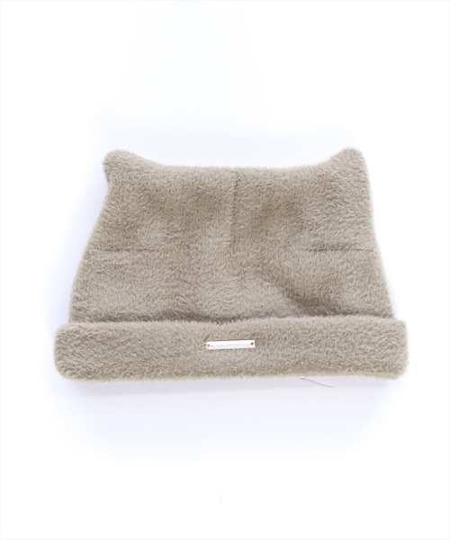 clear(クリア)の「猫耳ビーニー ≪2024AW新作≫(ニットキャップ/ビーニー・レディース・ブラック/アイボリー/モカ・F)」の5枚目の写真