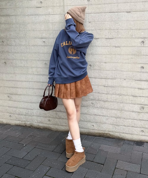 clear(クリア)の「猫耳ビーニー ≪2024AW新作≫(ニットキャップ/ビーニー・レディース・ブラック/アイボリー/モカ・F)」の8枚目の写真