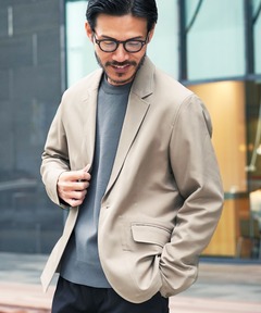 08sircus】ニットメルトンジャケット（テーラードジャケット