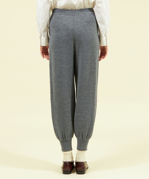 MACKINTOSH PHILOSOPHY（ﾏｯｷﾝﾄｯｼｭ ﾌｨﾛｿﾌｨｰ）の「ミラノリブニットパンツ（その他パンツ・レディース・グレー系その他2/ベージュ・38）」の7枚目の写真