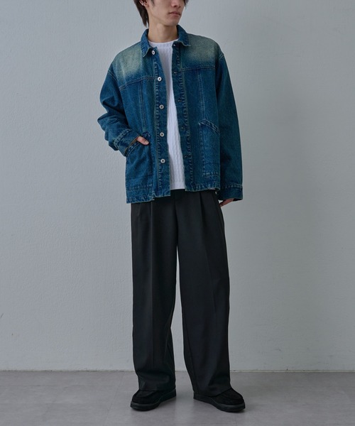 COLONY 2139（コロニートゥーワンスリーナイン）の「シャギージャガードクルーネックプルオーバー（Tシャツ/カットソー・メンズ・ホワイト/ブラック・LARGE/MEDIUM）」の15枚目の写真