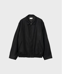 【ATON / エイトン】 MERINO COLLEGE FLANNEL FLIGHT JACKET