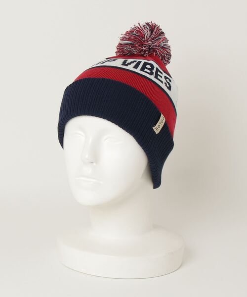 POLeR(ポーラー)の「POLeR/ポーラー ビーニー GAS STATION BEANIE ポンポン 243MCV0114-BLK(ニットキャップ/ビーニー・メンズ・ブラック/マルーン/ブルー・ONE SIZE)」の6枚目の写真
