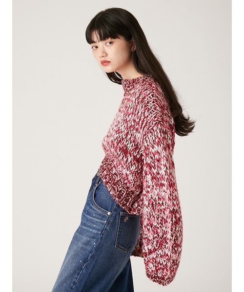 LILY BROWN（リリーブラウン）の「チャンキーニットトップス