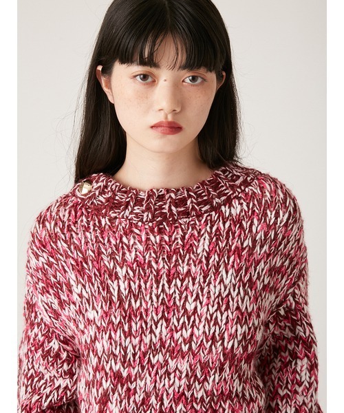 LILY BROWN（リリーブラウン）の「チャンキーニットトップス（ニット