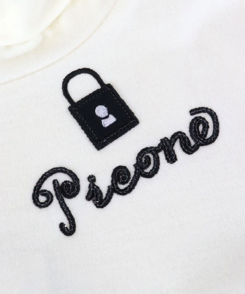 STUDIO PICONE(スタジオピッコーネ)の「コットン混長袖ハイネックプルオーバー(Tシャツ/カットソー・レディース・ブラック/ピンク/グリーン/ホワイト・M/L/LL)」の10枚目の写真