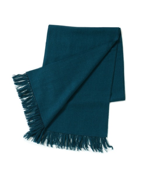 THE INOUE BROTHERS（ザイノウエブラザーズ）の「THE INOUE BROTHERS Non Brushed Large Stole TIB-ALAC2051ML（ストール/ショール・メンズ・グリーン/ピンク/ブラック・ONE SIZE）」の3枚目の写真