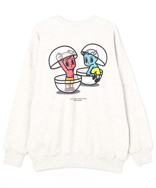 FREAK'S STORE(フリークスストア)の「消極男子/マイナスダンシ 轉生到人間 SWEAT(スウェット・メンズ・ホワイト/ブラック/アッシュグレー・MEDIUM/LARGE/X-LARGE)」の13枚目の写真
