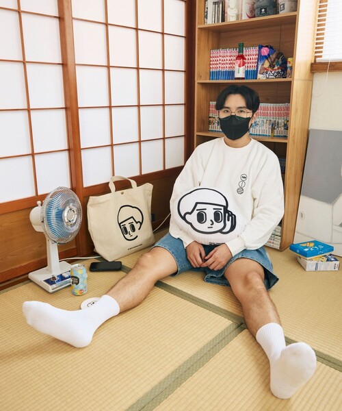 FREAK'S STORE(フリークスストア)の「消極男子/マイナスダンシ 轉生到人間 SWEAT(スウェット・メンズ・ホワイト/ブラック/アッシュグレー・MEDIUM/LARGE/X-LARGE)」の14枚目の写真