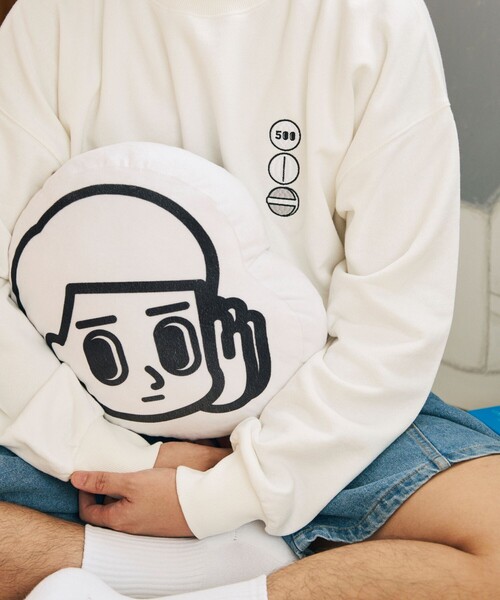 FREAK'S STORE(フリークスストア)の「消極男子/マイナスダンシ 轉生到人間 SWEAT(スウェット・メンズ・ホワイト/ブラック/アッシュグレー・MEDIUM/LARGE/X-LARGE)」の16枚目の写真