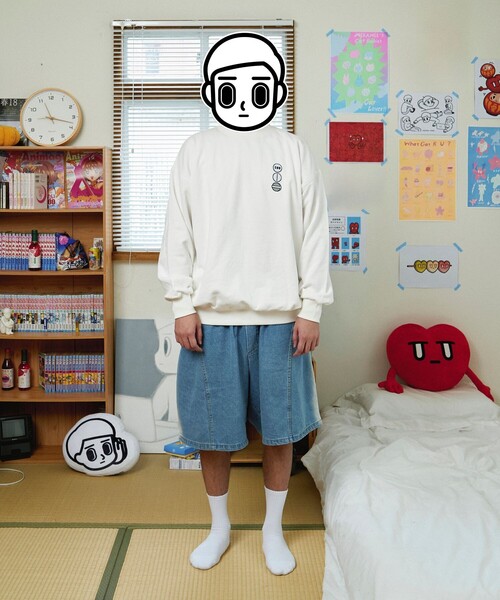FREAK'S STORE(フリークスストア)の「消極男子/マイナスダンシ 轉生到人間 SWEAT(スウェット・メンズ・ホワイト/ブラック/アッシュグレー・MEDIUM/LARGE/X-LARGE)」の18枚目の写真