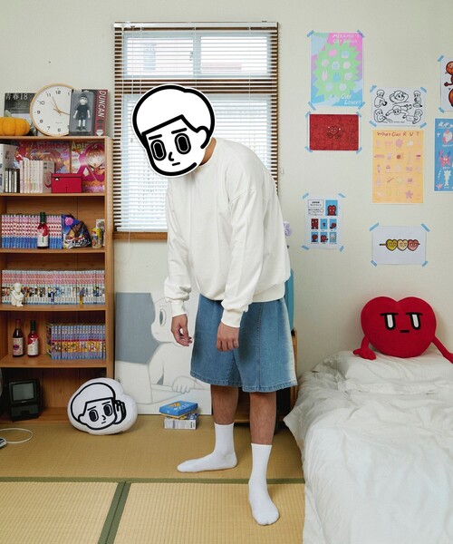 FREAK'S STORE(フリークスストア)の「消極男子/マイナスダンシ 轉生到人間 SWEAT(スウェット・メンズ・ホワイト/ブラック/アッシュグレー・MEDIUM/LARGE/X-LARGE)」の20枚目の写真