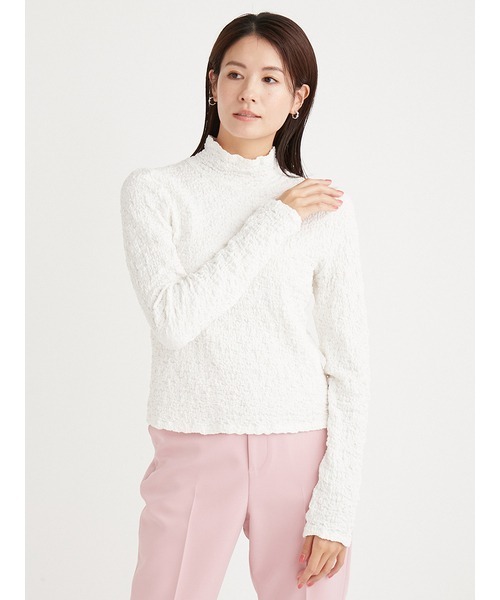 セルフォード　CELFORD 白　トップス CELFORD（セルフォード）の「ドレープカットトップス（Tシャツ