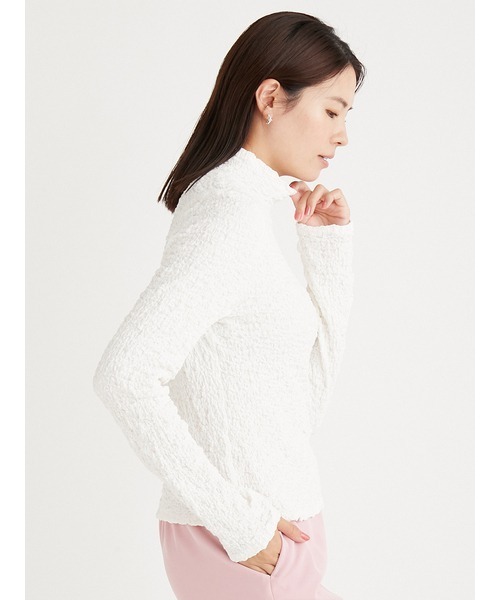 CELFORD（セルフォード）の「ハイネックカットトップス（Tシャツ