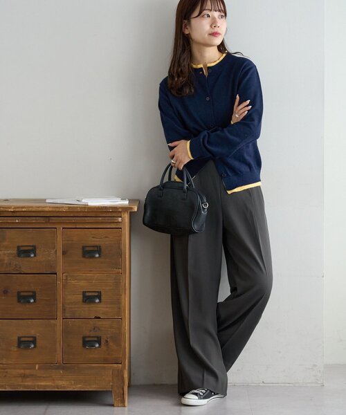 セール】【新色追加!/WEB限定】レイヤードカーディガン（カーディガン