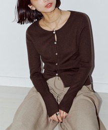 LIENCOEUR | ボタンレイヤードミニカーデ(カーディガン/ボレロ)