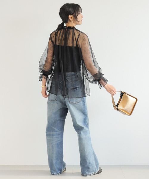 BARNYARDSTORM（バンヤードストーム）の「BARNYARDSTORM / ソフトワイドデニム ＜日本製＞（デニムパンツ・レディース・インディゴブルー/ブラック・1/0）」の19枚目の写真