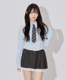 short shirt & Tie Set / ショート丈シャツ&ネクタイ 2点セット