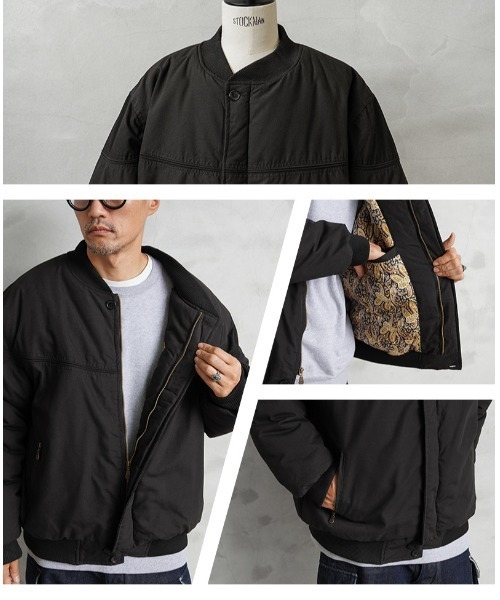 ジャケット・アウター Rena Renegade Sports RENE1370 POPLIN SHELL PADDED NYLON LINED JACKET