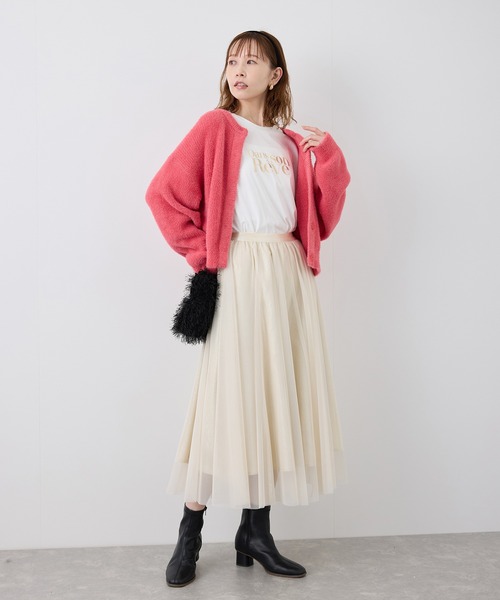 ROPE' PICNIC（ロペピクニック）の「キラキラチュールスカート（スカート・レディース・ライトグレー/ベージュ系その他・38）」の8枚目の写真