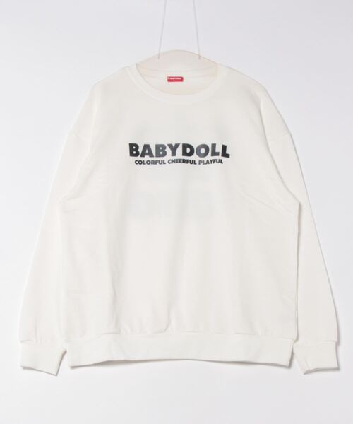 BABYDOLL(ベビードール)の「親子お揃い つながるトレーナー 0443A(スウェット・メンズ・ホワイト系2/ブラック系1/ブラック系2/ホワイト系1・M/L/XL/S)」の15枚目の写真
