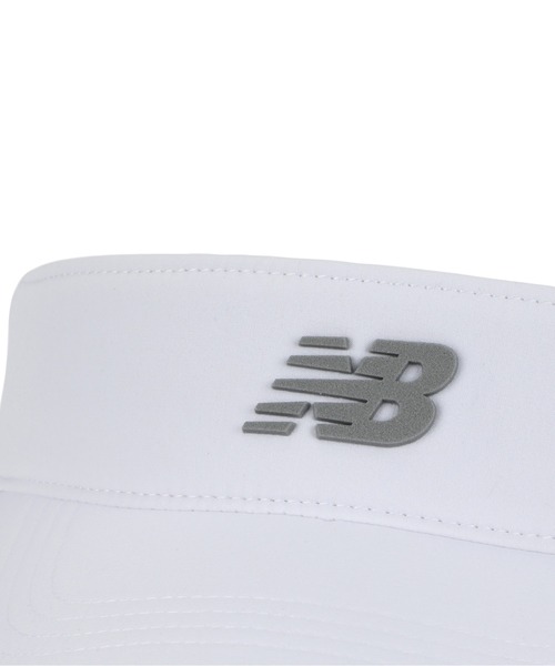 NEW BALANCE（ニューバランス）の「パフォーマンスバイザー（サンバイザー・メンズ・ブラック/ホワイト・ONE SIZE）」の4枚目の写真