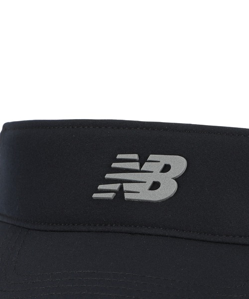 NEW BALANCE（ニューバランス）の「パフォーマンスバイザー（サンバイザー・メンズ・ブラック/ホワイト・ONE SIZE）」の6枚目の写真