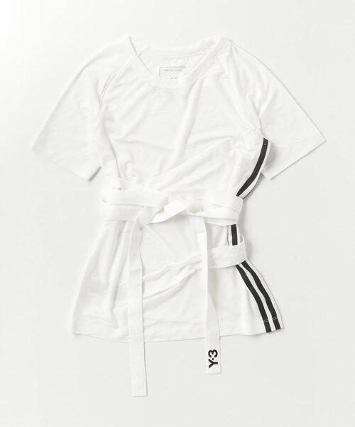 Y-3（ワイスリー）の「W TNC SS TEE（Tシャツ/カットソー・レディース・ライトホワイト・X-SMALL/SMALL/MEDIUM/LARGE/XX-SMALL）」の4枚目の写真