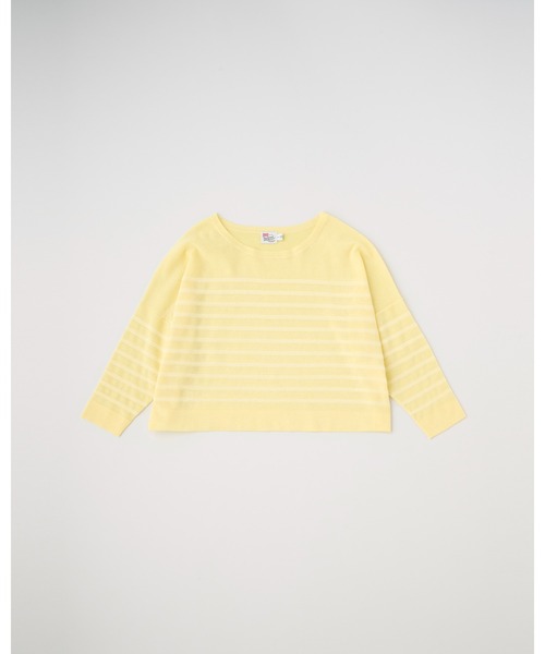 Traditional Weatherwear(トラディショナルウェザーウェア)の「LYNE KNIT SHEER(ニット/セーター・レディース・ホワイト/ライトイエロー/ホワイト×グレー/グレー・S)」の11枚目の写真