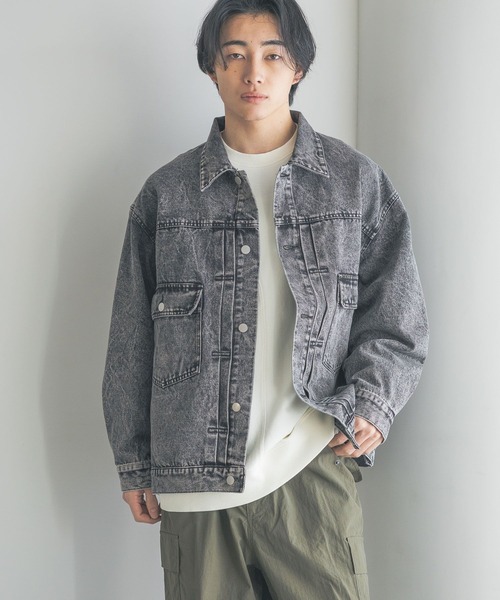 セール】タックデニムジャケット 251621（デニムジャケット）｜LOWRYS