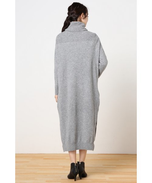 La TOTALITE(ラトータリテ)の「WOOL ロングワンピース◆(ワンピース・レディース・ブラウン/グレー・FREE)」の7枚目の写真