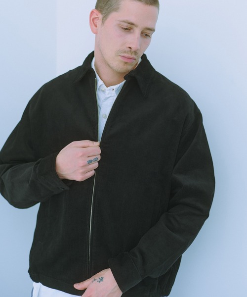 NewAnce(ニュアンス)の「【NewAnce】Baby Corduroy Zip Up Jacket / ベビーコーデュロイジップアップジャケット(その他アウター・メンズ・グレー/アイボリー/ブラック・L/M)」の3枚目の写真