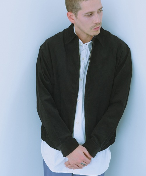 NewAnce(ニュアンス)の「【NewAnce】Baby Corduroy Zip Up Jacket / ベビーコーデュロイジップアップジャケット(その他アウター・メンズ・グレー/アイボリー/ブラック・L/M)」の4枚目の写真