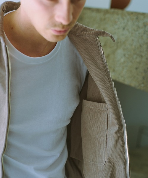 NewAnce(ニュアンス)の「【NewAnce】Baby Corduroy Zip Up Jacket / ベビーコーデュロイジップアップジャケット(その他アウター・メンズ・グレー/アイボリー/ブラック・L/M)」の9枚目の写真