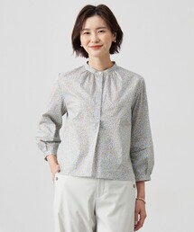【新品未使用】J.PRESS アイボリー 花柄シャツ Sサイズ J.PRESS｜ジェイプレスのシャツ/ブラウス（花柄・ボタニカル柄