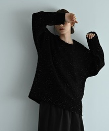 STYLE DELI（スタイルデリ）の「【BLK001】スパンコール付きオーバーニット（ニット/セーター）」