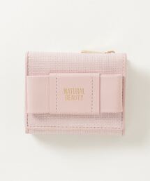 MAISON mou（メゾンムー）の「【 NATURAL BEAUTY BAG & WALLET 】 イリゼ 3つ折り財布 ミニ財布 リボンデザイン（財布）」