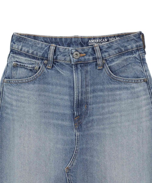 AMERICAN HOLIC(アメリカンホリック)の「Aラインデニムスカート(デニムスカート・レディース・インディゴブルー/ライトインディゴブルー・S/M/L)」の12枚目の写真