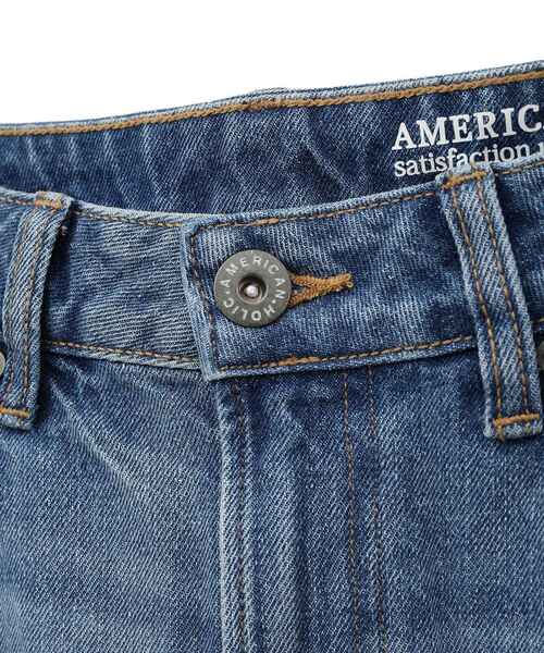 AMERICAN HOLIC(アメリカンホリック)の「Aラインデニムスカート(デニムスカート・レディース・インディゴブルー/ライトインディゴブルー・S/M/L)」の13枚目の写真