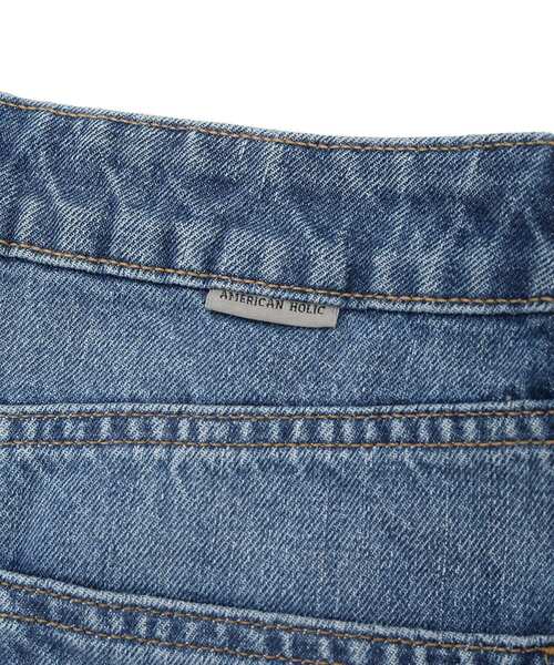 AMERICAN HOLIC(アメリカンホリック)の「Aラインデニムスカート(デニムスカート・レディース・インディゴブルー/ライトインディゴブルー・S/M/L)」の14枚目の写真