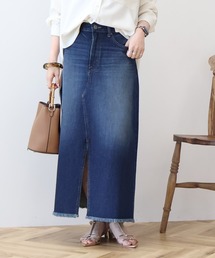 ロンドンガール❗️【アメリカ古着】超美品タイトスカート紺色ネイビーブルーツイード 88521 diberry ロングスカート 紺 42 - メルカリ