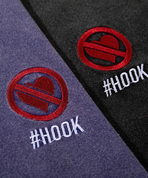 HOOK(フック)の「HOOK -original- 古着風ハート刺繍ウォッシュロンTEE(Tシャツ/カットソー・メンズ・ネイビー/ブラック・MEDIUM/LARGE/X-LARGE)」の14枚目の写真