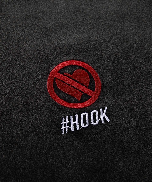 HOOK(フック)の「HOOK -original- 古着風ハート刺繍ウォッシュロンTEE(Tシャツ/カットソー・メンズ・ネイビー/ブラック・MEDIUM/LARGE/X-LARGE)」の8枚目の写真