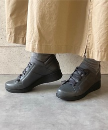 blanc/bleu（ブランブルー）の「【3E／日本製／本革】レザー レースアップシューズ（スニーカー）」