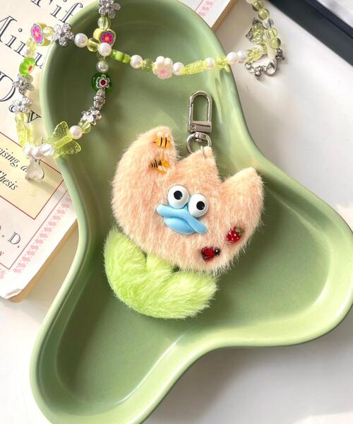 セール】WEGO/ラブリーチューリップモンスターぬいぐるみキーホルダー