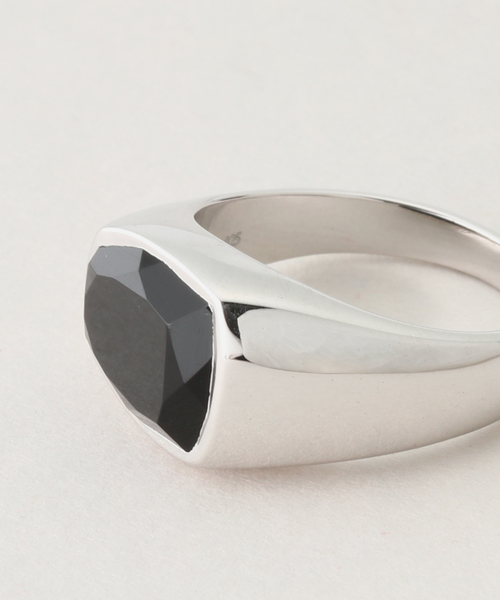 plage（プラージュ）の「MARIHA / マリハ BLACK ONYX リング（リング・レディース・シルバー・11）」の4枚目の写真