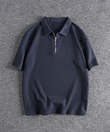 ジップアップ」に該当するポロシャツ（半袖）ファッション通販