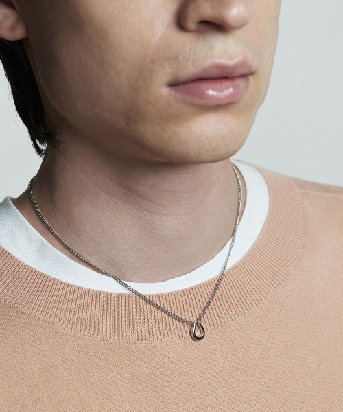 4℃ HOMME+（ヨンドシーオムプラス）の「シルバー 馬蹄 ネックレス（ネックレス・メンズ・シルバー・FREE）」の4枚目の写真