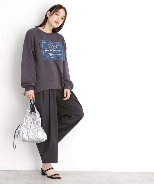 THE SHOP TK (ザ ショップ ティーケー )の「メタルシャーリングトートバッグ(トートバッグ・レディース・ブラック/シルバー・00)」の16枚目の写真